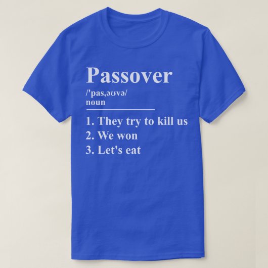 Pessach Definition 2 T-Shirt (Design vorne)