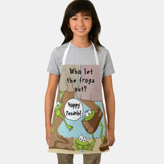 Pessach, der die Frösche Gelassen hat Schürze (Insitu)