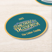 Pessach Familienweine Runder Untersetzer (Angewinkelt)