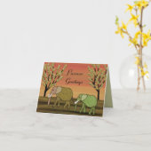 Pessach-Frieden Karte (Gelbe Blume)