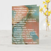 Pessach Funny definieren Haggadah Shades von Farbe Karte (Gelbe Blume)