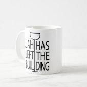 Pessach Funny Mug 11 oz. Elijah hat Gebäude Links Kaffeetasse (Vorderseite Links)