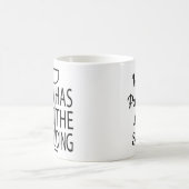 Pessach Funny Mug 11 oz. Elijah hat Gebäude Links Kaffeetasse (Mittel)