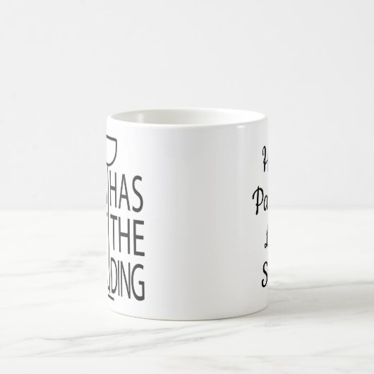 Pessach Funny Mug 11 oz. Elijah hat Gebäude Links Kaffeetasse (Mittel)