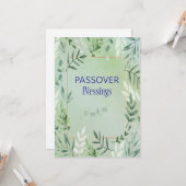 Pessach für Enkeltochter mit Kindern Karte (Vorderseite/Rückseite Beispiel)