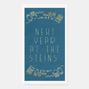 Pessach Gast Handtuch Napkins Nächstes Jahr an der Serviette