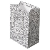 Pessach-Geschenktüte Mittlere Geschenktüte (Rückseite Schrägansicht)