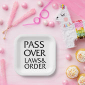 Pessach. Gesetze und Bestellungen. Geschenkidee fü Pappteller (Party)