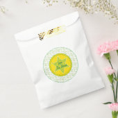 Pessach "Green Yellow Star" Goodie Favor Bag Geschenktütchen (Versiegelt)