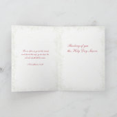 Pessach-Grüße: Ein Spiegelbild des Glaubens Karte (Innenseite)