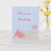 Pessach-Grüße: Ein Spiegelbild des Glaubens Karte (Gelbe Blume)