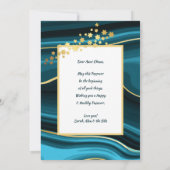 Pessach-Grußkarte Feiertagskarte (Rückseite)