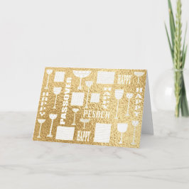 Pessach-Grußkarte "Glücklicher Pessach" Karte