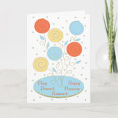 Pessach-Grußkarte "Pessach-Seder-Plättchen" Karte (Vorderseite)