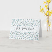 Pessach-Grußkarte Whimsical Seekzeit Karte (Gelbe Blume)