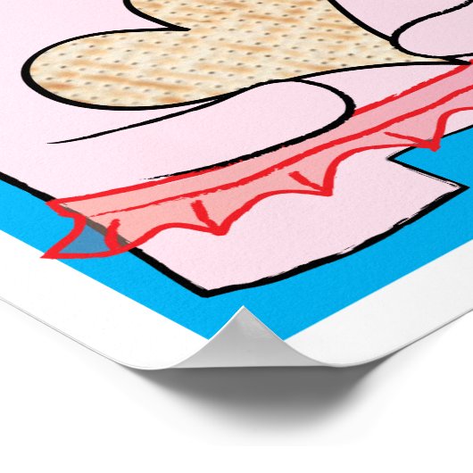 Pessach Haustiere Seder Poster 20 x 24 Matte Finis (Ecke)