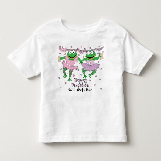 Pessach "Hoppy Passover" Shirt 2-6T (Vorderseite)