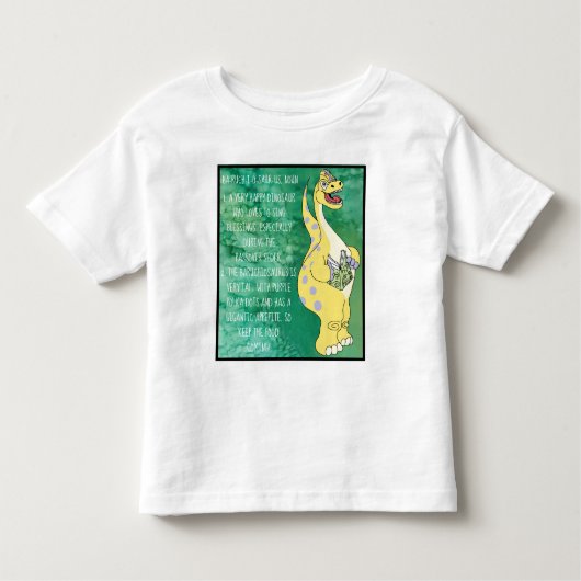 Pessach-Kleinkind definieren Baruchiosaurus Kleinkind T-shirt (Vorderseite)
