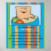 Pessach Latzah Matzah Poster 20 x 24 Matte Finish (Vorne)