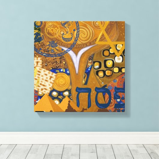 Pessach Leinwanddruck (Insitu (Holzboden))