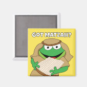 Pessach Magnet 2" Platz "Matzah Got?" (Vorderseite/Rückseite)