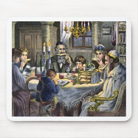 Pessach-Mahlzeit Mousepad (Vorne)