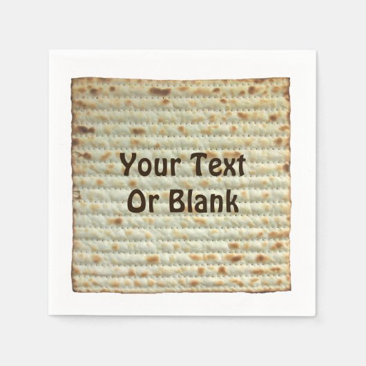 Pessach Matzah Serviette (Vorderseite)