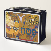 Pessach Metall Brotdose (Vorderseite)