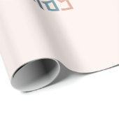 Pessach Moderne hebräische Typografie Geschenkpapier (Rolleneckpunkt)