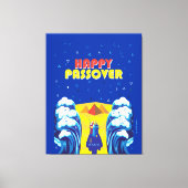 Pessach Moses & Israelites' Exodus Pop Art Paint Leinwanddruck (Vorderseite)