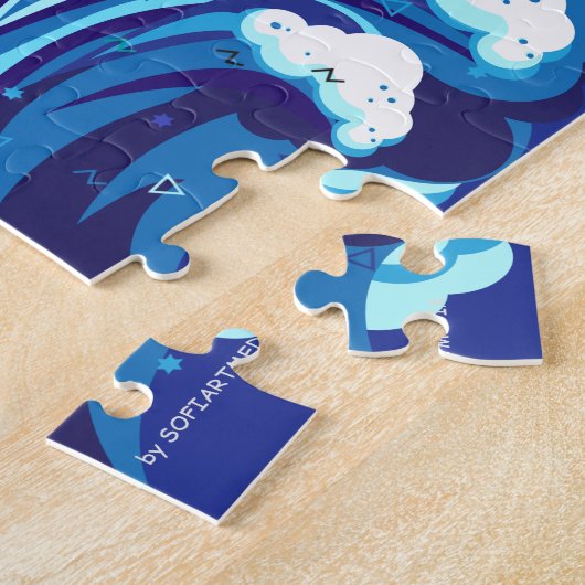 Pessach Moses & Israelites' Exodus Pop Art Paint Puzzle (Seite)