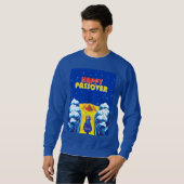 Pessach Moses & Israelites' Exodus Pop Art Paint Sweatshirt (Vorne ganz)