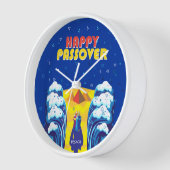 Pessach Moses & Israelites' Exodus Pop Art Paint Uhr (Winkel)