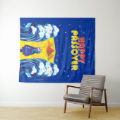 Pessach Moses & Israelites' Exodus Pop Art Paint Wandteppich (Beispiel (Horizontal))