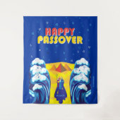 Pessach Moses & Israelites' Exodus Pop Art Paint Wandteppich (Vorderseite)