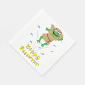 Pessach Napkins Standard "Hoppy Pessach" Serviette (Ecke)