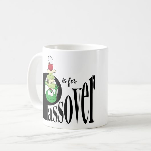 Pessach "P is for Pessach" 11 oz Tasse (Vorderseite Links)