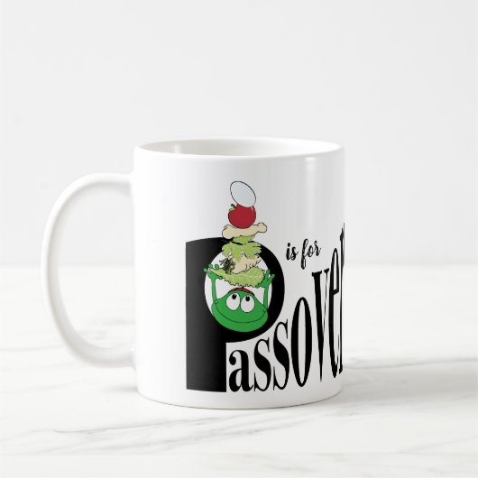 Pessach "P is for Pessach" 11 oz Tasse (Links)