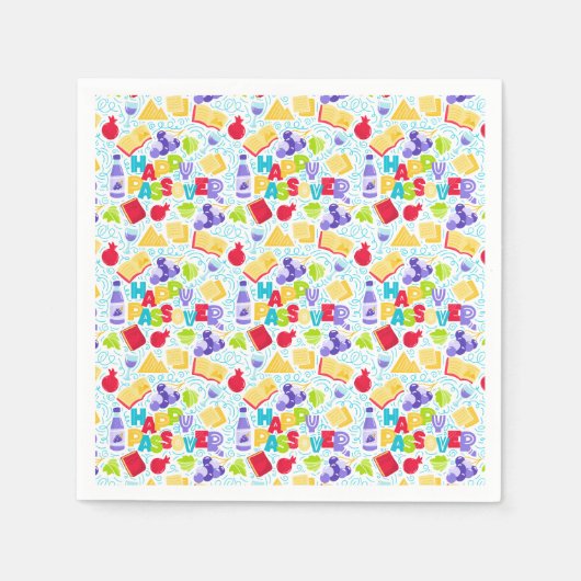 Pessach-Papier-Tischserviette Serviette (Vorderseite)