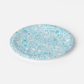 Pessach-Papierplatte Pappteller (Schrägansicht)