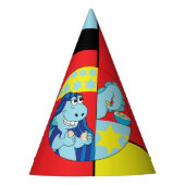 Pessach Party Hat Dinosaurier Bites Partyhütchen (Vorderseite)