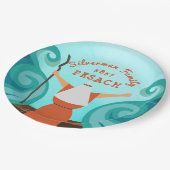 Pessach Personalisiert Familienname und Jahr Pappteller (Schrägansicht)