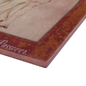 Pessach Pesach Lamb Torah Scroll Doorpost Kräutern Schneidebrett (Ecke)