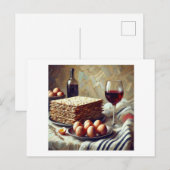 Pessach, Postkarte (Vorne/Hinten)