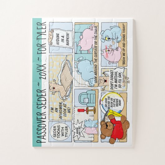 Pessach Puzzle Afikomen Toons (Vertikal)