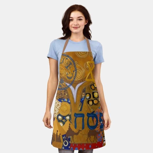 Pessach Schürze (Getragen)