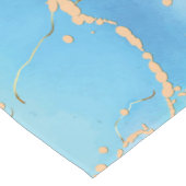 Pessach Seder Elegante Gold Watercolor Hebräisch Großer Tischläufer (Ecke)