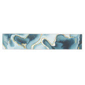 Pessach Seder Hebrew Aquamarin Agate Personalisier Mittelgroßer Tischläufer (Horizontal)