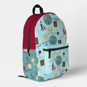 Pessach Seder Koscher Matze Pesach Vintage Bedruckter Rucksack