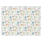 Pessach Seder Matzah Wine Frogs Whimsy w Hebrew Tischdecke (Vorderseite (Horizontal))